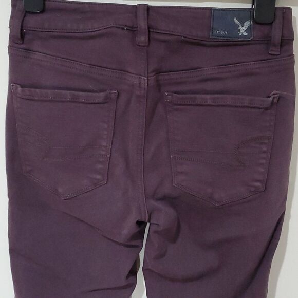 American Eagle super stretch hi-rise cropped jeggings - Picture 4 of 8